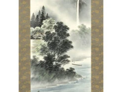 Kakejiku Sansui Paysage Cours D'eau 37x185cm A382 -Déco Japonaise Soldes A382 2