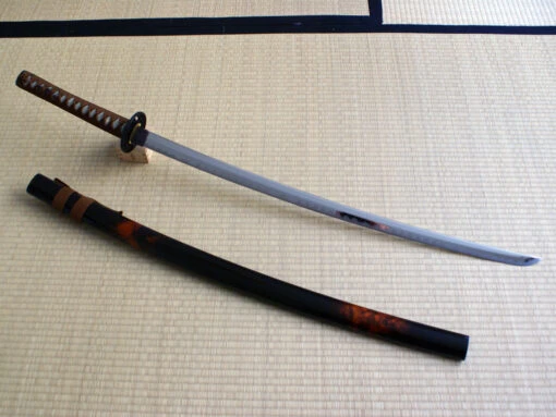 Sabre De Décoration Seki "marbre Orange" Long