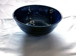 Bol à Ramen Indigo & Sakura -Déco Japonaise Soldes bol fleurs navy 3