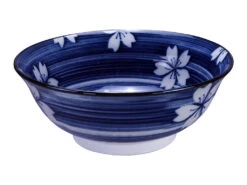Grand Bol à Ramen "sakura" Bleu 21x8.6