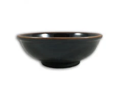 Bol à Ramen Noir à Liseré Rouge