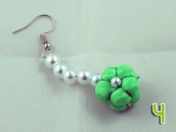 Paire De Boucle D'oreille Fleurs En Tissu De Kimono S 29 Paire De Boucle D'oreille Fleurs En Tissu De Kimono S -Déco Japonaise Soldes boucle oreille fleur s 4b