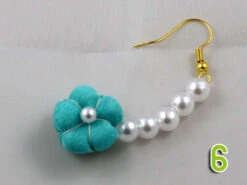 Paire De Boucle D'oreille Fleurs En Tissu De Kimono S 34 Paire De Boucle D'oreille Fleurs En Tissu De Kimono S -Déco Japonaise Soldes boucle oreille fleur s 6b