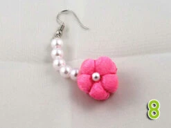 Paire De Boucle D'oreille Fleurs En Tissu De Kimono S 39 Paire De Boucle D'oreille Fleurs En Tissu De Kimono S -Déco Japonaise Soldes boucle oreille fleur s 8b