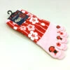 Chaussettes 5 Doigts 23-25cm Rose Sarubobo