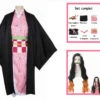Cosplay Demon Slayer Nezuko Kamado Avec Wig