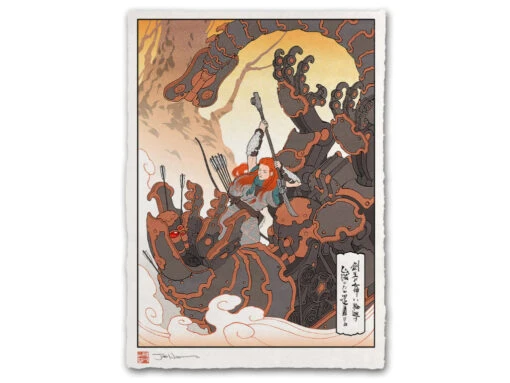 Estampe Ukiyo-e "La Déesse Ressuscitée"