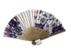 Eventail Chrysanthèmes Violettes