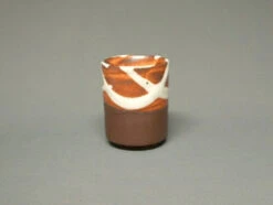 Tasse à Thé Gobelet Brun Rouille