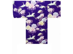 Happi Femme "grues & Pivoines" - Navy -Déco Japonaise Soldes happi 985 12n 1