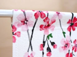 Noren Fujisan Sous Les Sakura -Déco Japonaise Soldes noren fujisan sakura 3