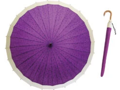 Ombrelle Japonaise Anti-UV -Déco Japonaise Soldes ombrelle jp pourpre