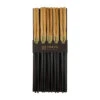 Lot De 5 Paires De Baguettes Japonaises Bois Torsadé