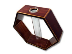 Petit Vase Soliflore Laqué -Déco Japonaise Soldes soliflore hexa hidashunkei 3