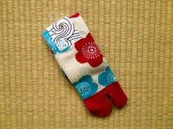 Chaussettes Tabi Fleurs De Prunier 23-25cm