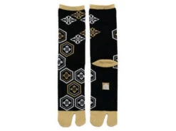 Chaussettes Hexagones Jaune/noir 25-28cm