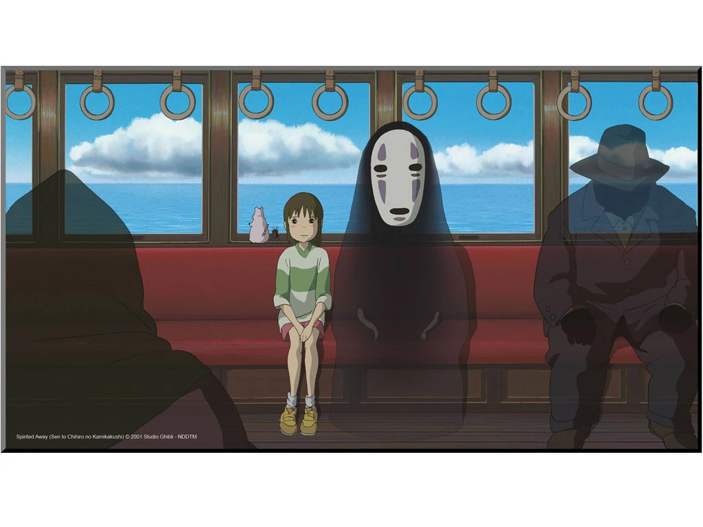 Tableau Bois Ghibli - Voyage De Chihiro 1 Tableau Bois Ghibli - Voyage De Chihiro