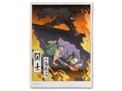 Estampe Ukiyo-e "Plongée Dans La Folie"