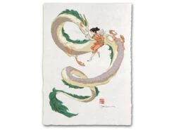 Estampe Ukiyo-e "L'esprit Du Gardien"