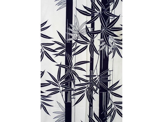 Yukata Femme "bambou" - Blanc - Taille M 2 Yukata Femme "bambou" - Blanc - Taille M – Image 2