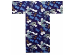 Yukata Homme "dragon & Nuages" - Noir - Taille L